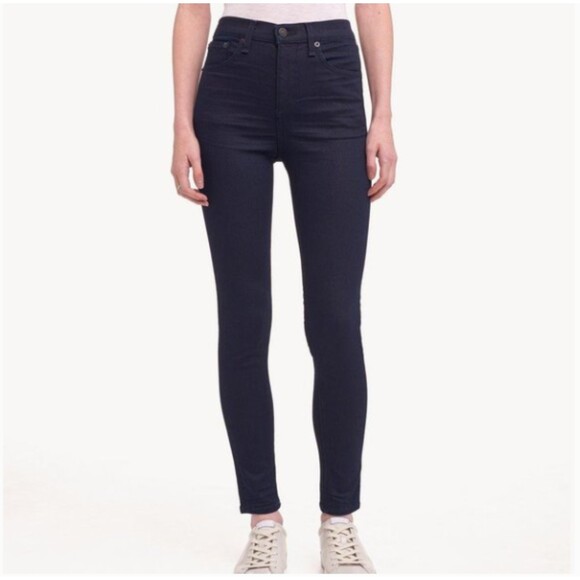 Rag & Bone High Rise Ankle Skinny in Twilight 26 - Picture 1 of 10